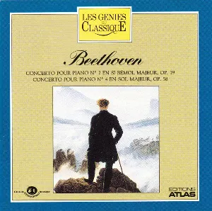 Pochette Les Génies du classique, Volume II, n° 6 - Beethoven : Concertos N° 2 et N° 4