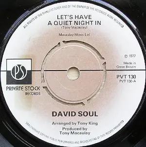 Pochette de Let’s Have a Quiet Night In de David Soul