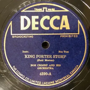 Pochette de King Porter Stomp / Sugar Foot Stomp de Bob Crosby and His Orchestra