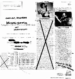 Pochette de Kultural Terrorism de Eugene Chadbourne - Jon Rose