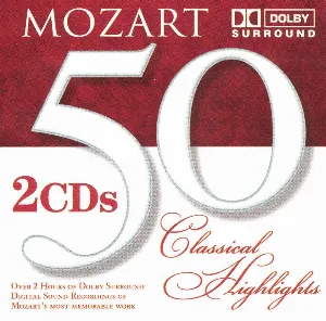 Pochette Mozart: 50 Classical Highlights