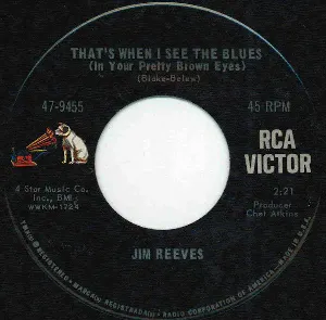 Pochette de That’s When I See the Blues (in Your Pretty Brown Eyes) / I’ve Lived a Lot in My Time de Jim Reeves