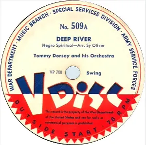 Pochette de Deep River / The Wish That I Wish Tonight / So in Love de Tommy Dorsey and His Orchestra - Ray Noble and His Orchestra
