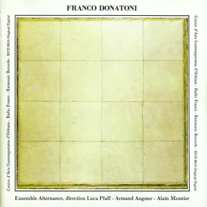 Pochette de Franco Donatoni de Alain Meunier