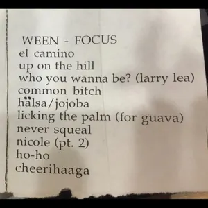 Pochette de Focus de Ween
