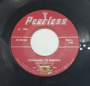 Pochette de Rondando tu esquina / Besos de mujer de Los Tecolines - Sergio Flores