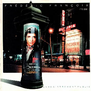 Pochette de Frédéric François à l’Olympia de Frédéric François