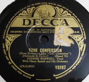 Pochette de True Confession / Ebb Tide de Connee Boswell