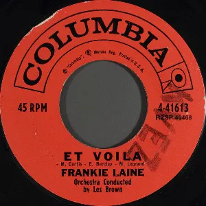 Pochette de Et Voila / St. James Infirmary de Frankie Laine