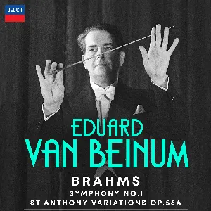 Pochette de Symphony no. 1 / St Anthony Variations, op. 56a de Eduard van Beinum - Johannes Brahms