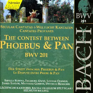 Pochette The Contest Between Phoebus and Pan, BWV 201 (secular cantata)