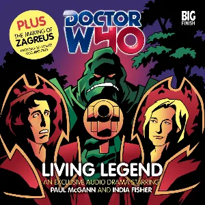 Pochette de Doctor Who: Living Legend + The Making of Zagreus de Stephen Perring - Paul McGann - India Fisher