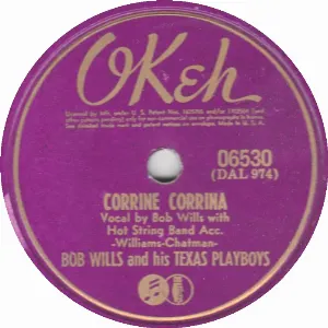 Pochette de Corrine Corrina / Goodnight Little Sweetheart de Bob Wills and His Texas Playboys