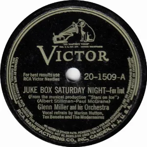Pochette de Juke Box Saturday Night / Sleepy Town Train de Glenn Miller and His Orchestra
