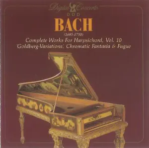 Pochette Complete Works for Harpsichord, Vol. 10: 'Goldberg-Variations' / Chromatic Fantasia & Fugue