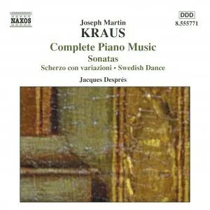 Pochette de The Solo Piano Music de Joseph Martin Kraus - Ronald Brautigam