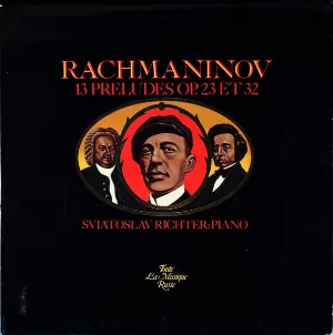 Pochette de 13 Préludes op. 23 et 32 de Sviatoslav Richter - Sergei Rachmaninoff