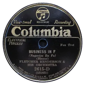 Pochette de Business in F / Casa Loma Stomp de Fletcher Henderson and His Orchestra
