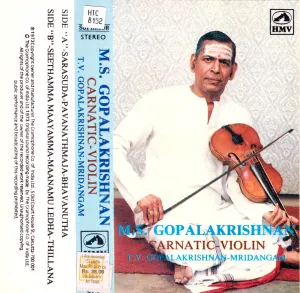 Pochette de Violin Vadya Samrat de M. S. Gopalakrishnan