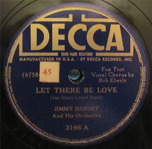 Pochette de Let There Be Love / Poor Ballerina de Jimmy Dorsey and His Orchestra