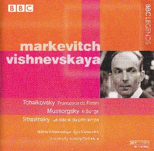 Pochette Tchaikovsky: Francesca da Rimini / Mussorgsky: 6 Songs / Stravinsky: Le Sacre du printemps