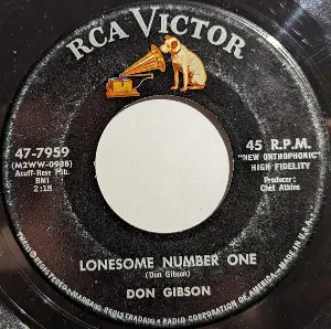 Pochette de Lonesome Number One de Don Gibson