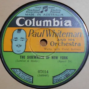 Pochette de The Sidewalks of New York / Roses of Yesterday de Paul Whiteman and His Orchestra