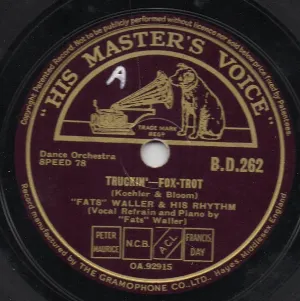 Pochette de Truckin' / 12th Street Rag de Fats Waller and His Rhythm