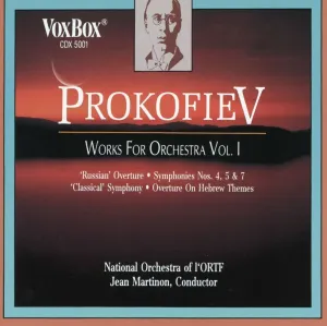 Pochette de Works for Orchestra, Vol. 1 de Sergei Prokofiev - Orchestre national de France - Jean Martinon
