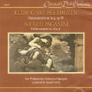 Pochette Beethoven: Pianoconcerto nr. 4 in G, op.58; Paganini: Violinconcerto nr. 4 in d