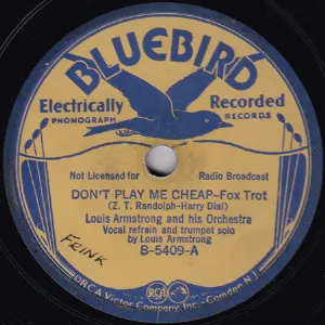 Pochette de Don’t Play Me Cheap / Mighty River de Louis Armstrong & His Orchestra