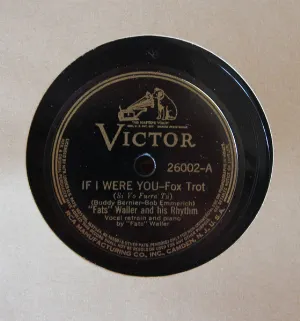 Pochette de If I Were You / The Wide Open Places de Fats Waller and His Rhythm