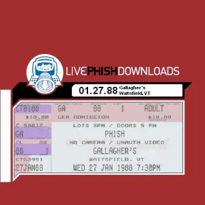 Pochette de 1988-01-27: Gallagher's, Waitsfield, VT, USA de Phish