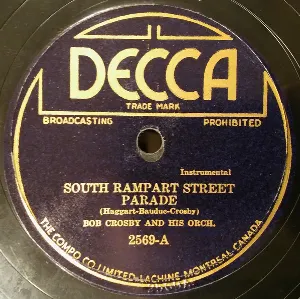 Pochette de South Rampart Street Parade / Smokey Mary de Bob Crosby and His Orchestra