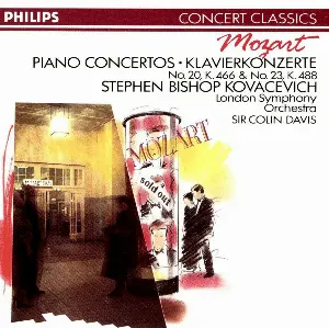 Pochette Piano concertos no. 20, K. 466 & no. 23 K. 488