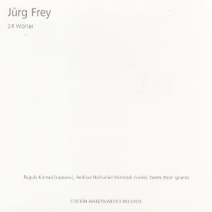 Pochette de 24 Wörter de Jürg Frey