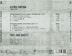 Pochette de String Quartet no. 1 in E minor “From My Life” / String Quartet no. 2 in D minor de Pavel Haas Quartet - Bedřich Smetana
