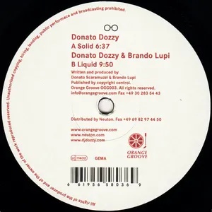 Pochette de Solid / Liquid de Donato Dozzy