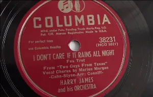 Pochette de I Don't Care If It Rains All Night / Hankerin' de Harry James and His Orchestra