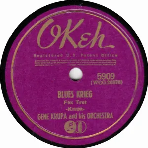 Pochette de Blues Krieg / Yes, My Darling Daughter de Gene Krupa and His Orchestra