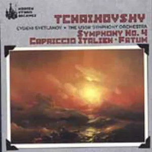 Pochette Symphony No.4. in F Minor, Op. 36 (USSR Symphony Orchestra, cond. Evgenij Svetlanov)