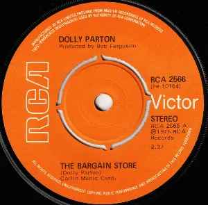 Pochette de The Bargain Store / I’ll Never Forget de Dolly Parton