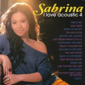 Pochette de I Love Acoustic 4 de Sabrina