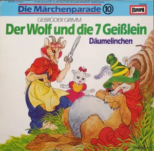Pochette de Die Märchenbox 10: Der Wolf und die 7 Geißlein / Däumelinchen de Brüder Grimm - Hans Christian Andersen - Heikedine Körting