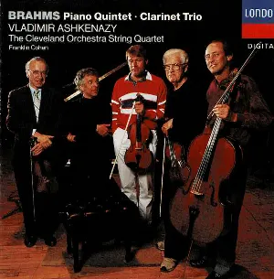 Pochette Brahms Piano Quintet, Clarinet Trio