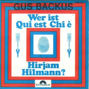 Pochette de Wer ist Hirjam Hilmann? / Bonne Chance de Gus Backus