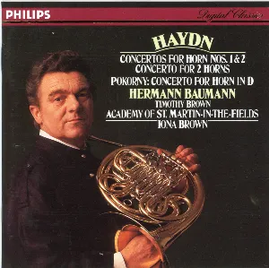Pochette Haydn: Concertos for Horn nos. 1 & 2 / Concerto for 2 Horns / Pokorný: Concerto for Horn in D