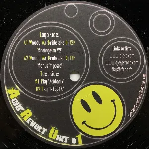 Pochette de Acid Révolt Unit 01 de FKY