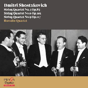 Pochette de Dmitri Shostakovich: String Quartets Nos. 4, 6 & 9 de Dmitri Shostakovich - Borodin Quartet
