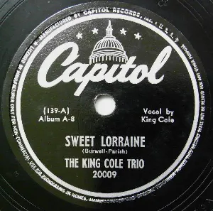 Pochette de Sweet Lorraine / Embraceable You de The Nat King Cole Trio